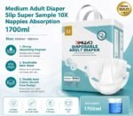 Medium Adult Diaper Slip Super Sample 10X Nappies