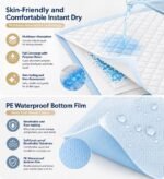 20X Best Quality Pads Adult Incontinence Disposable Bed Pee Underpads - Image 3